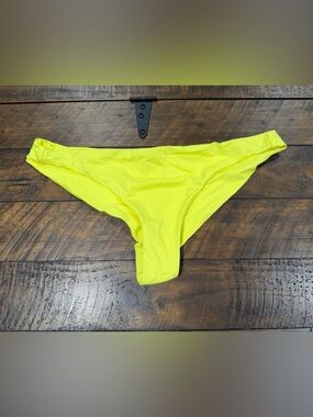 Frankie's Bikinis Neon Yellow Bikini Bottom